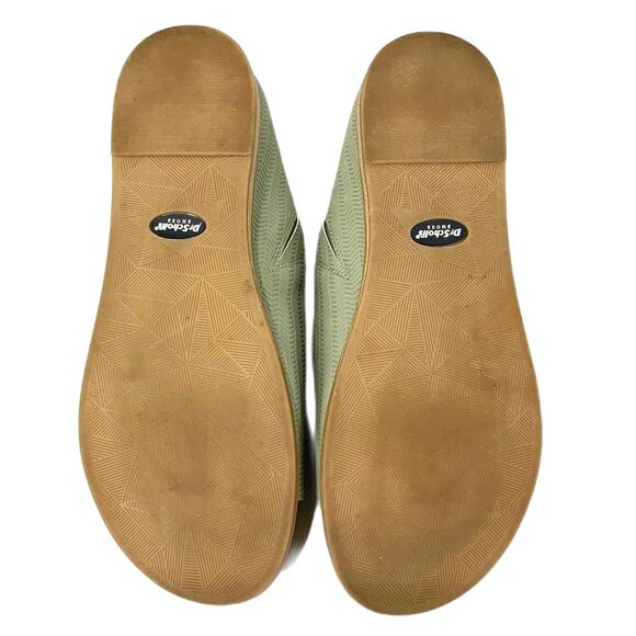 Dr. Scholls KATE Toe Loop Mule Sandals Sage Green Slip ons Size 7M - Picture 6 of 8